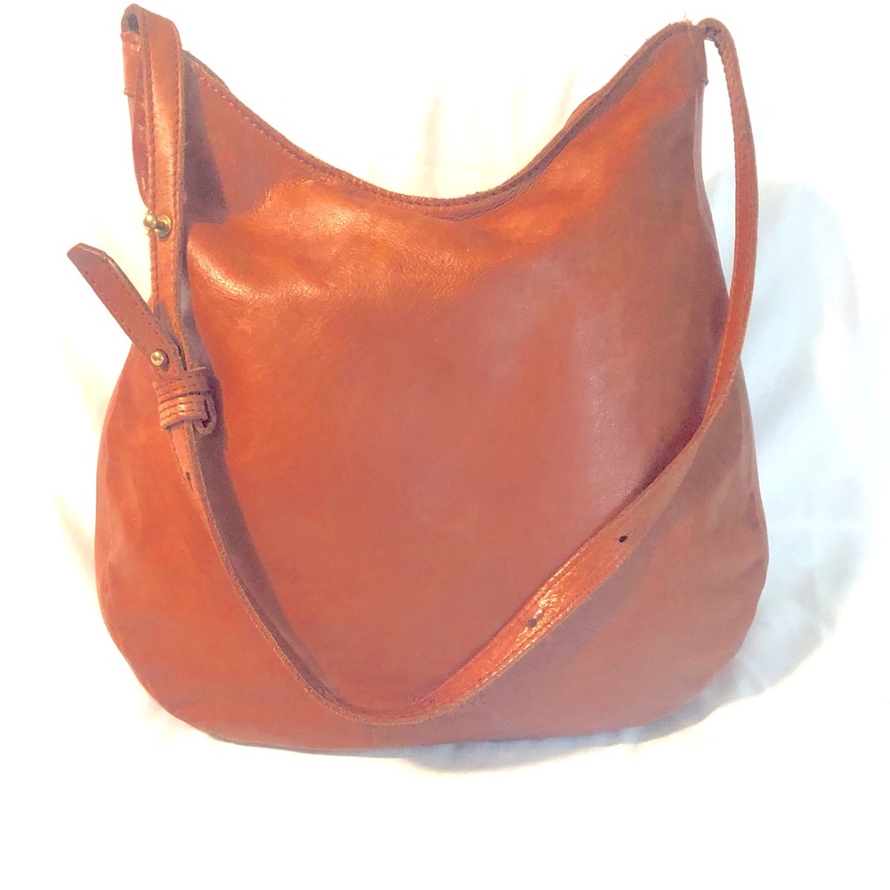 Margot Large Leather Hobo Shoulder Bag